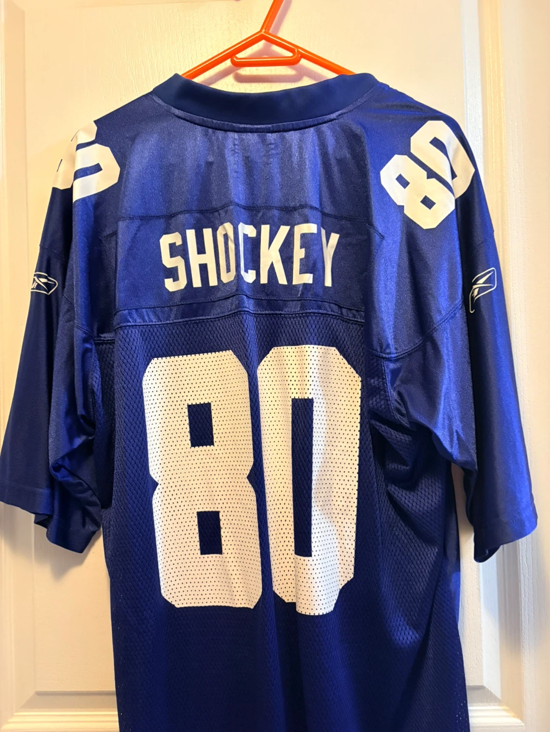 SALE! Reebok NFL New York Giants Shockey #80 Jersey XL - photo 3