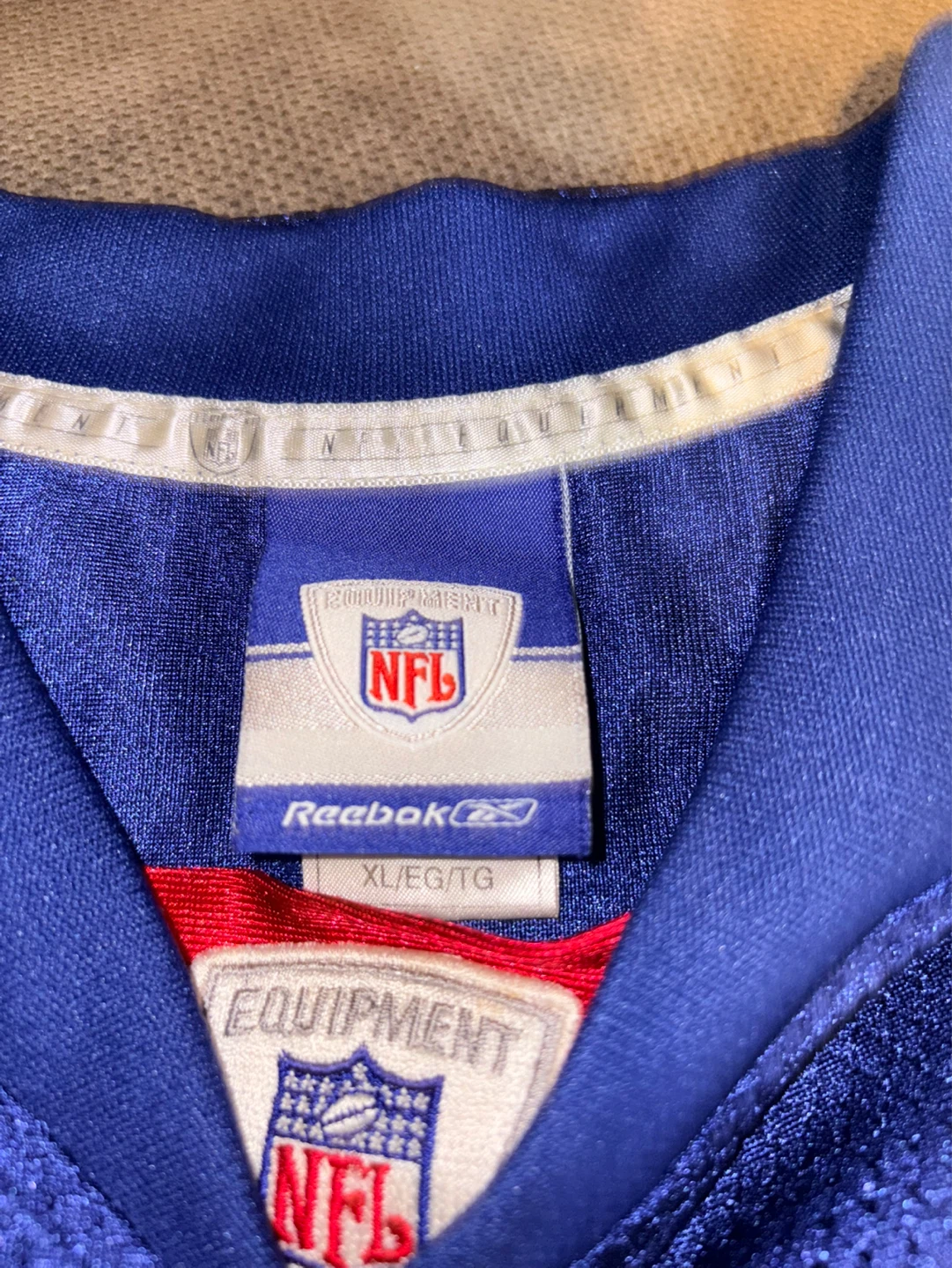 SALE! Reebok NFL New York Giants Shockey #80 Jersey XL - photo 4