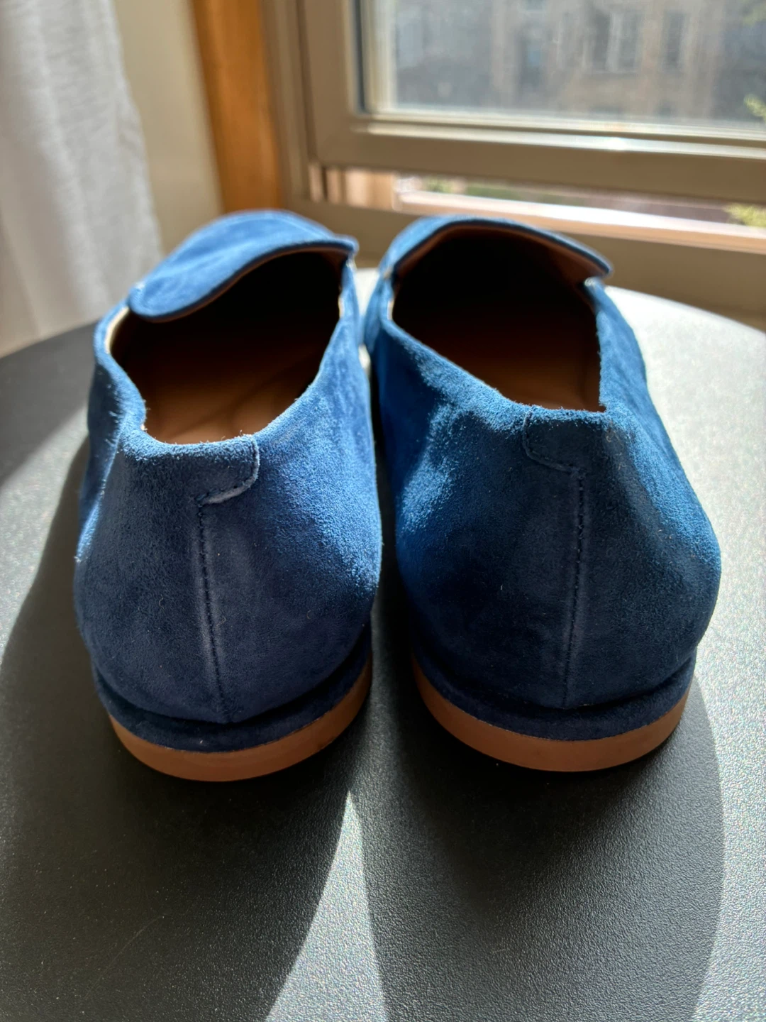 Aerosoles Blue Suede Loafers - Size 7 - photo 3