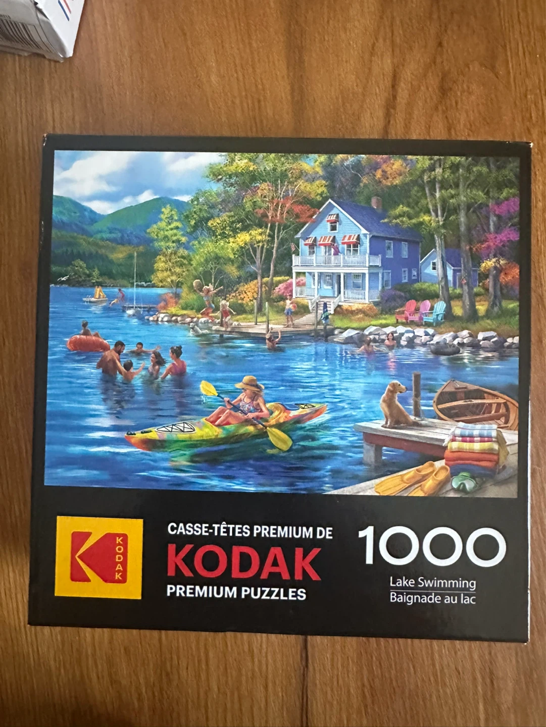 Kodak 1000 Piece Jigsaw Puzzle - Lake Swimming