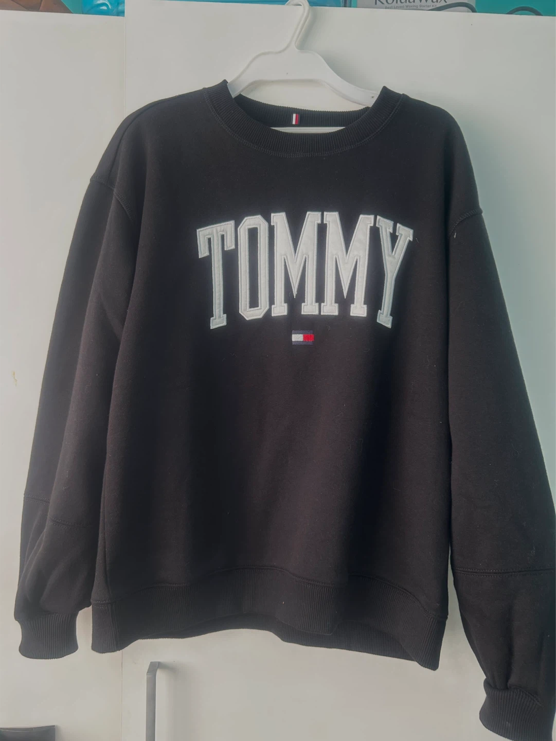 Tommy Hilfiger Black Crewneck Sweatshirt XS