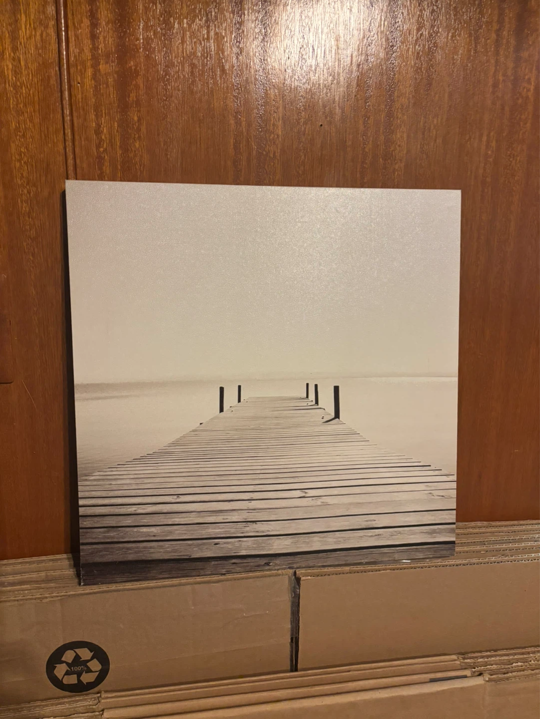 Canvas Print - Wooden Dock Landscape