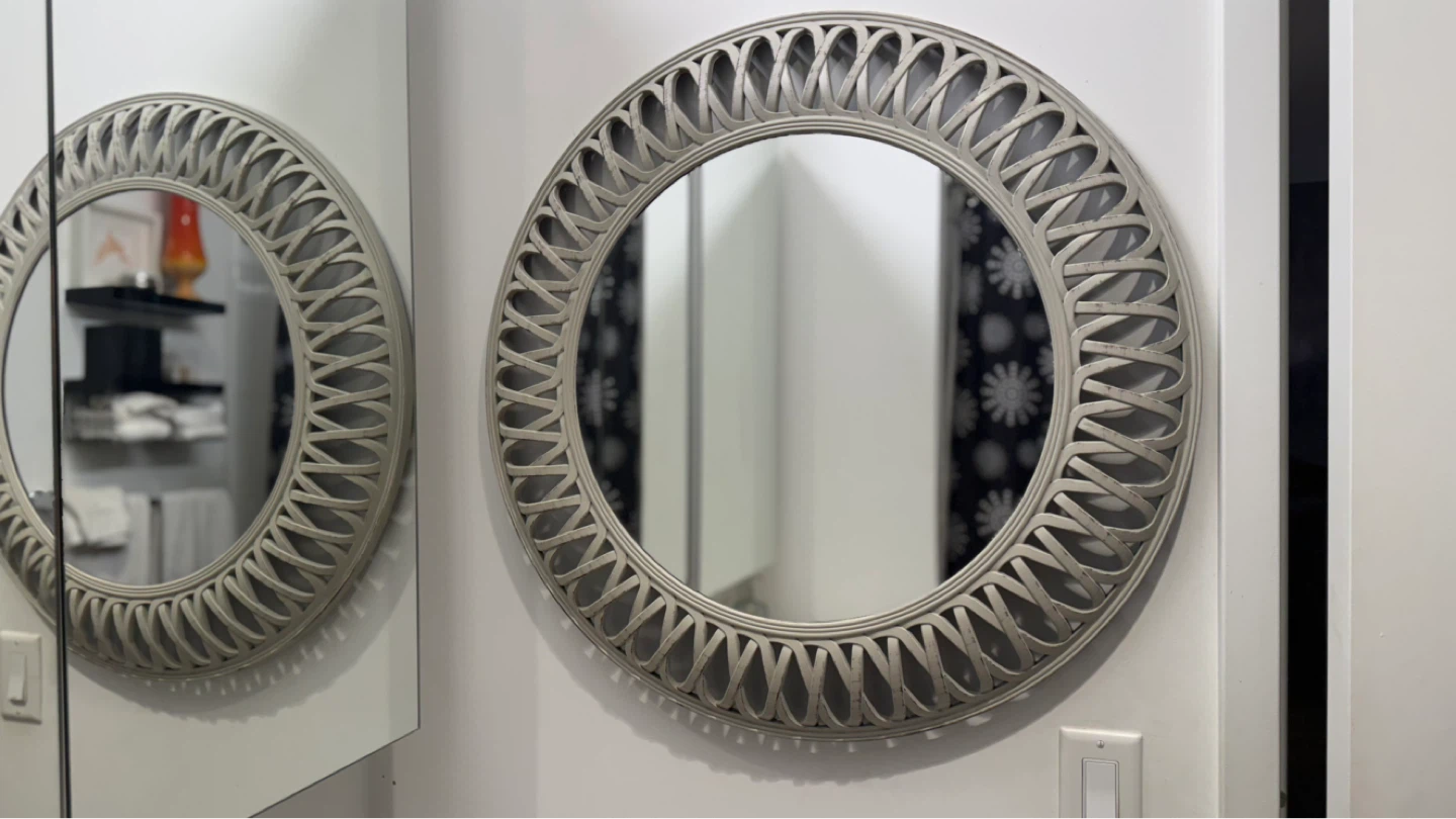 Decorative Oval Wall Mirror - photo 2