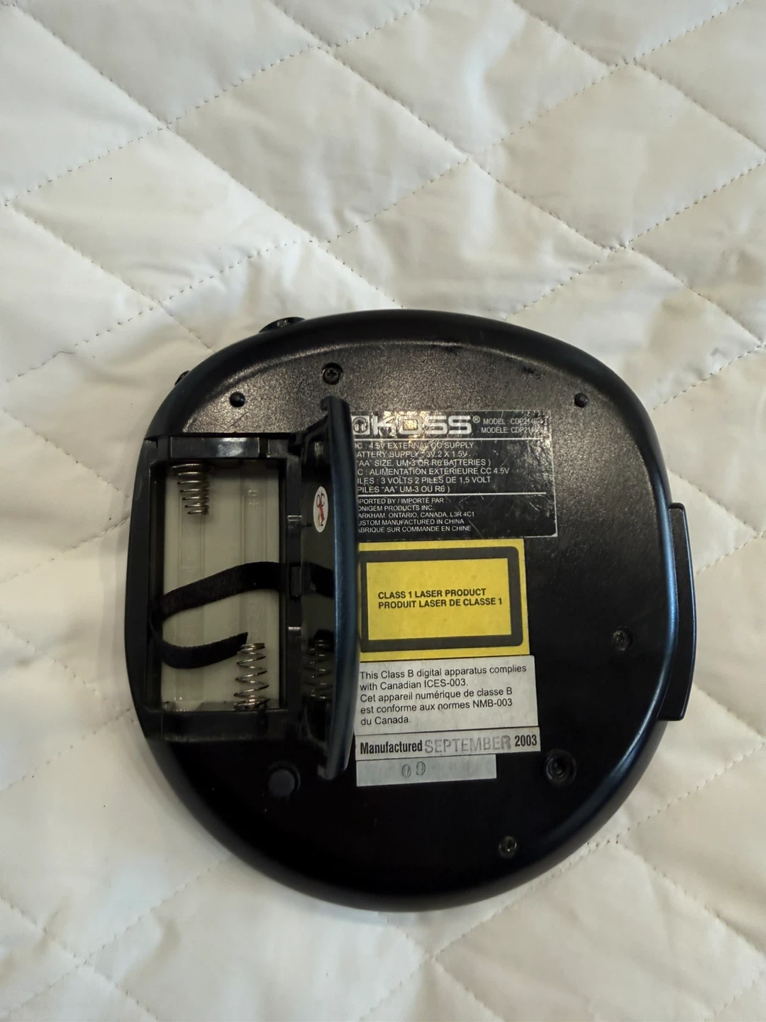 Koss CD Player AM/FM Tuner - photo 3