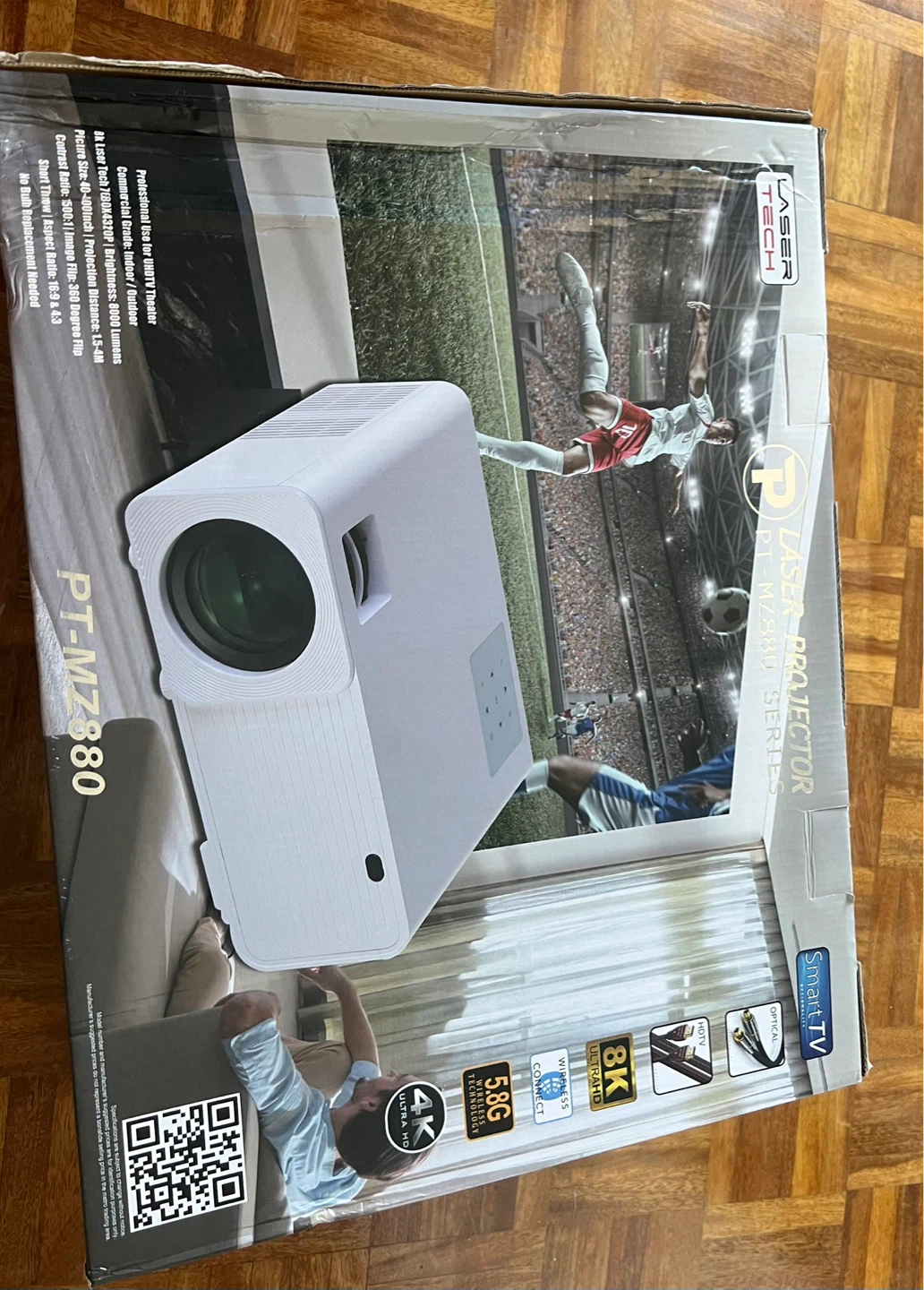 P Laser Projectors PT-MZ880 Smart TV Series Projector
