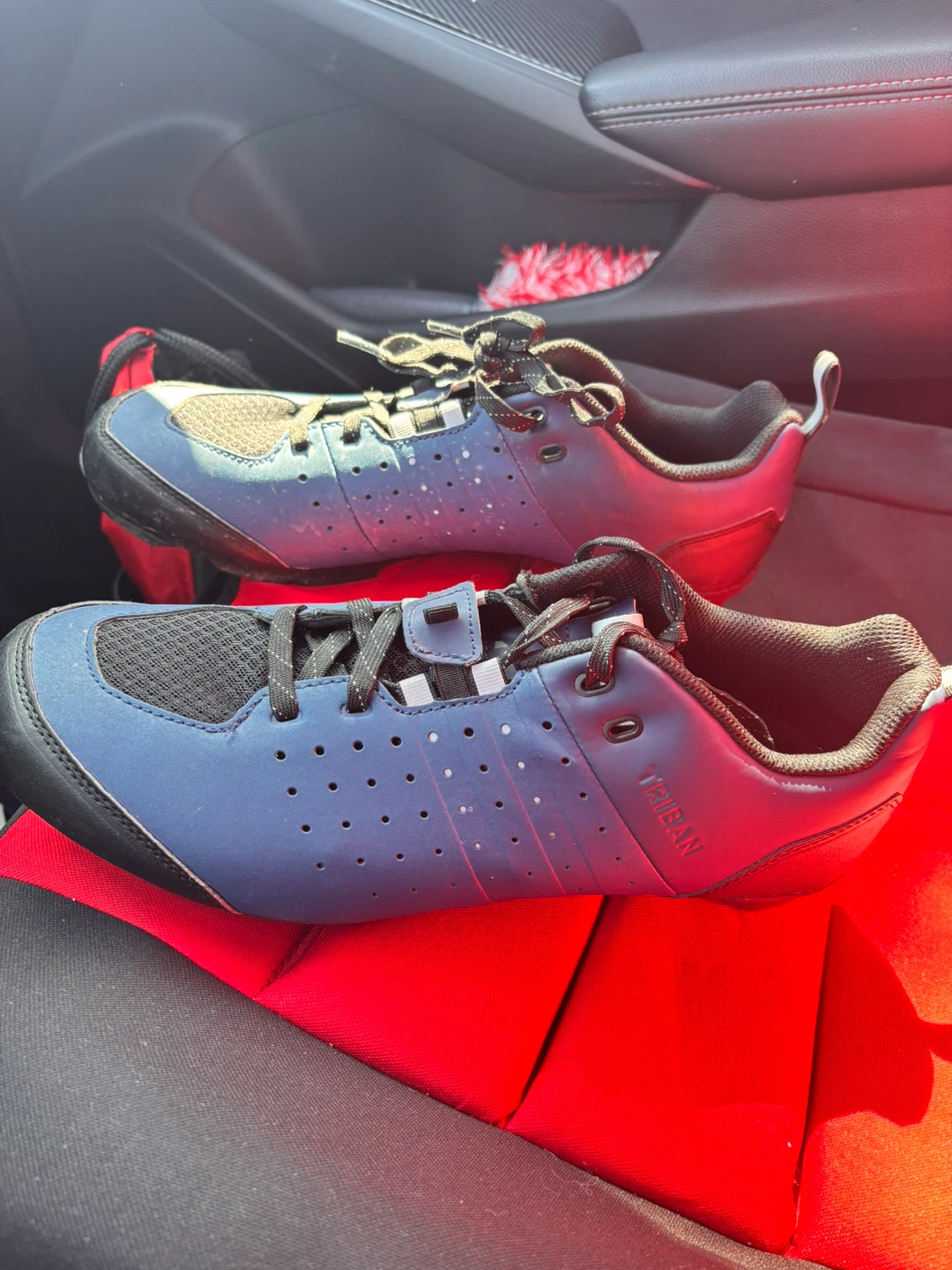 DECATHLON Cycling Shoes ROADC 500 Blue Size EU 44