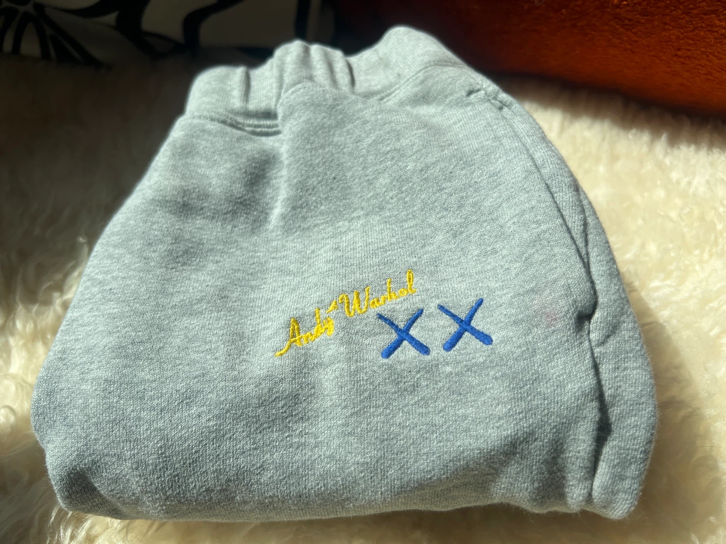 Grey Andy Warhol KAWS Sweatpants - photo 3