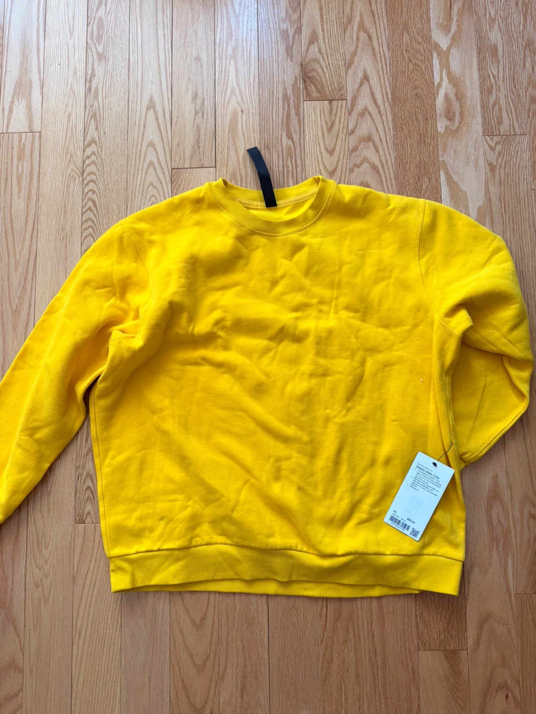 Lululemon Steady State Crew XL Yellow Sweatshirt - photo 2