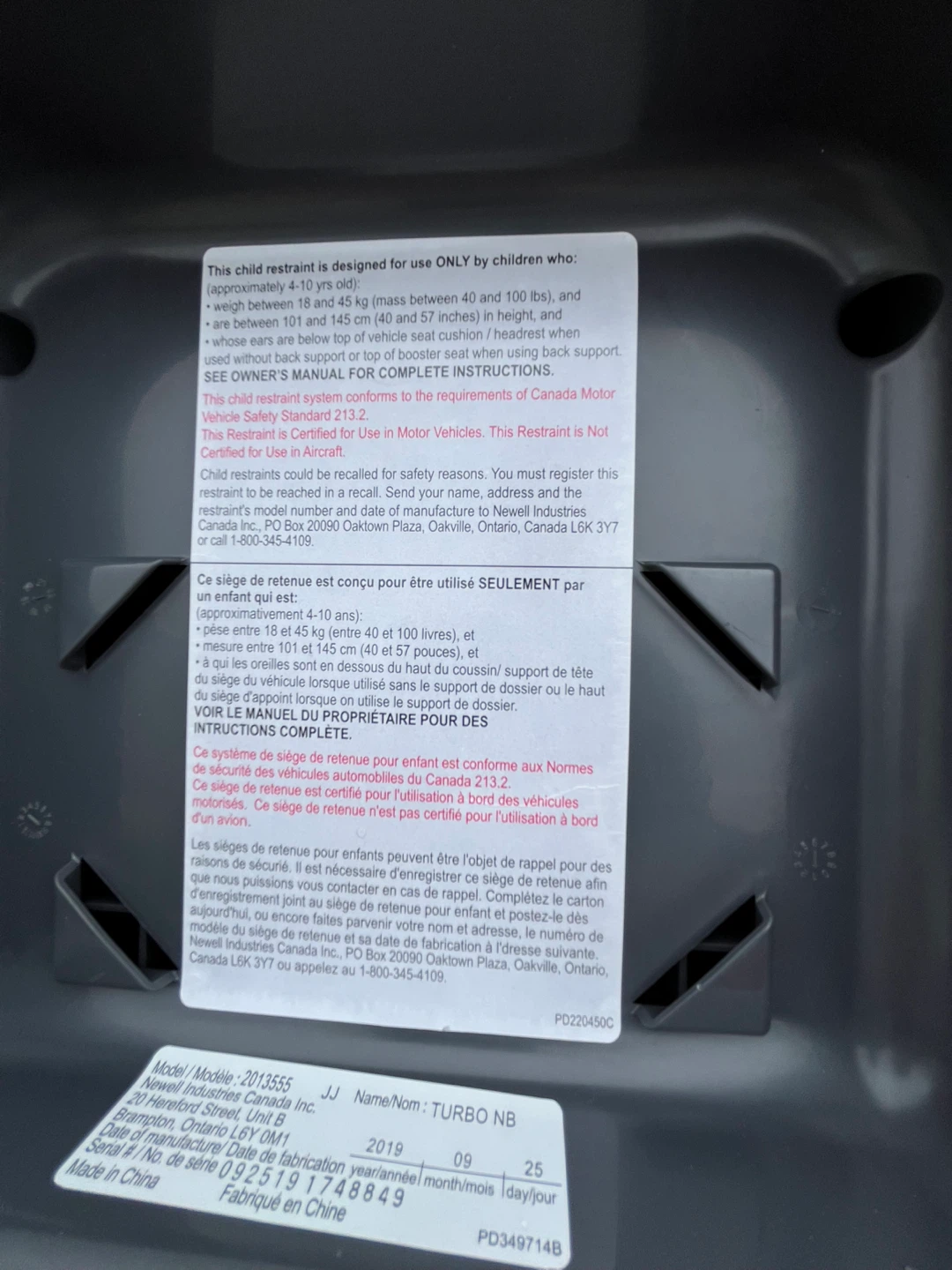 Graco Turbo NB Booster Car Seat - photo 4