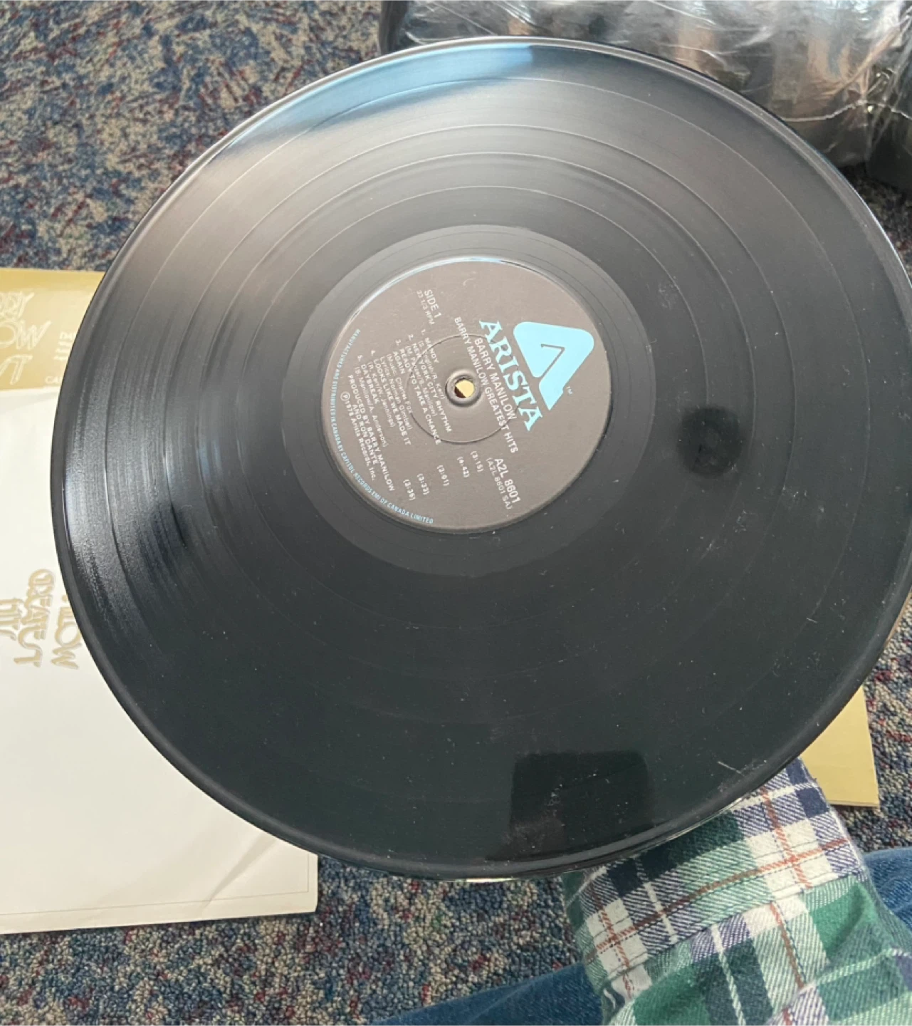 Barry Manilow Greatest Hits Vinyl Record Album - photo 5