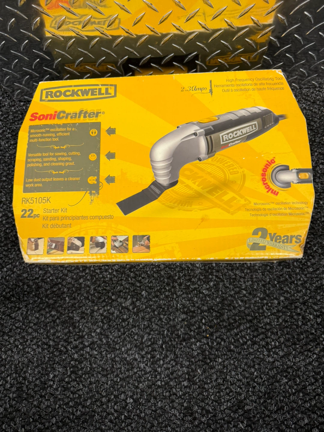 Rockwell Sonicrafter RK5105K 22pc Starter Kit Oscillating Tool