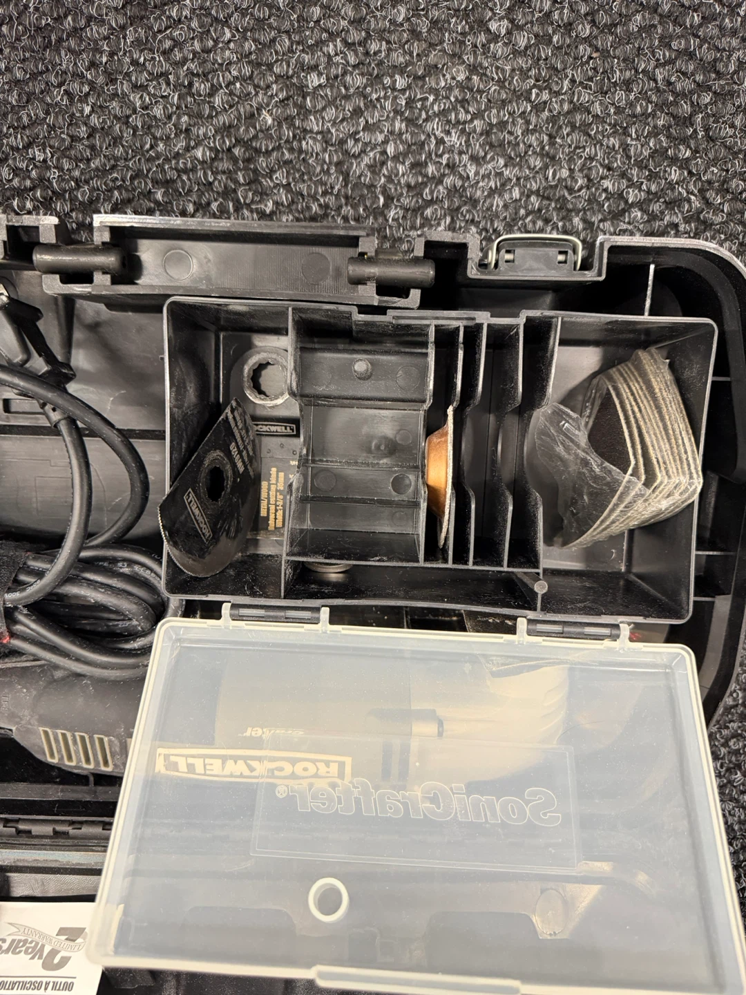Rockwell Sonicrafter RK5105K 22pc Starter Kit Oscillating Tool - photo 4