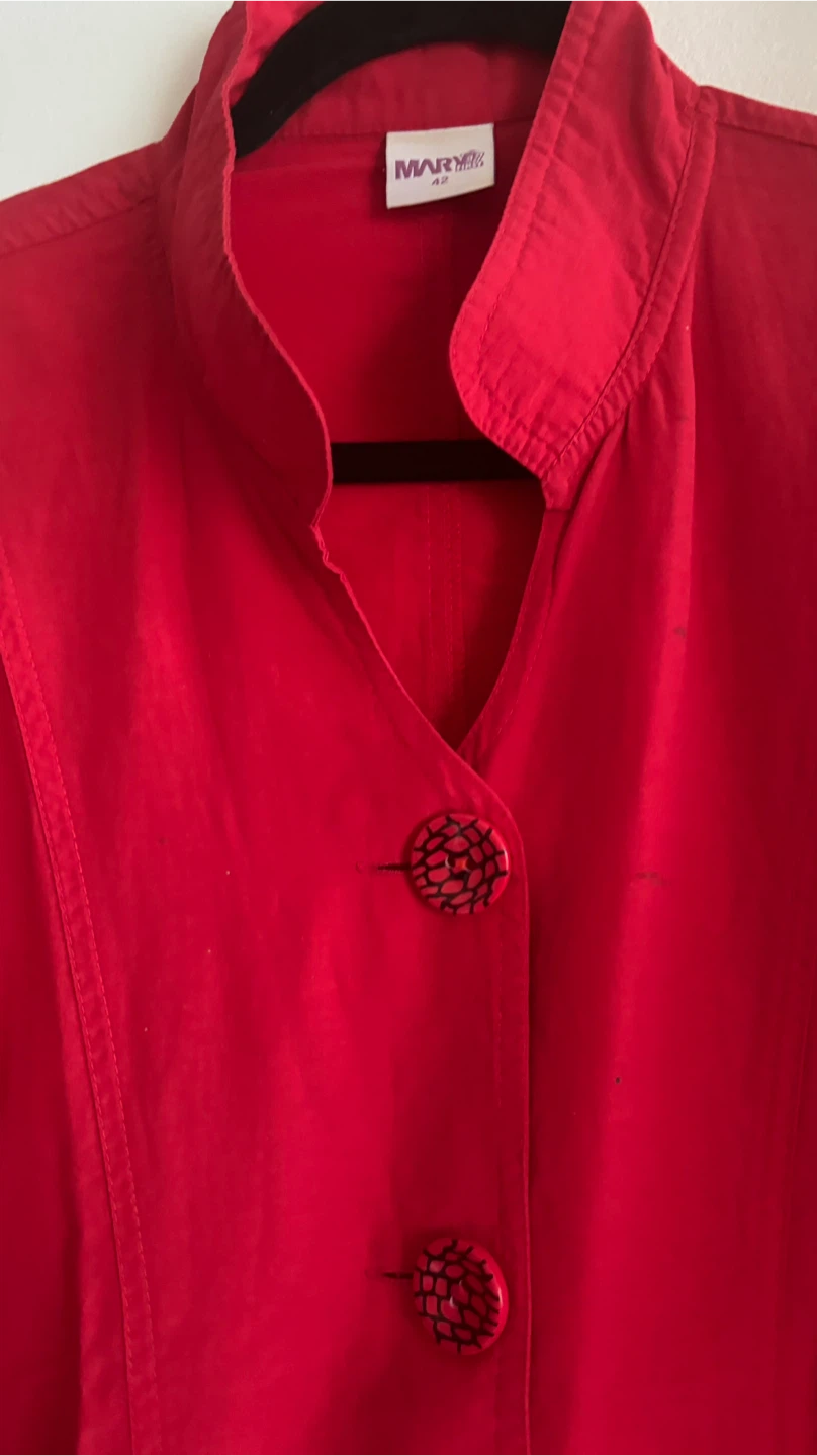 Red Jacket with Decorative Buttons - photo 3