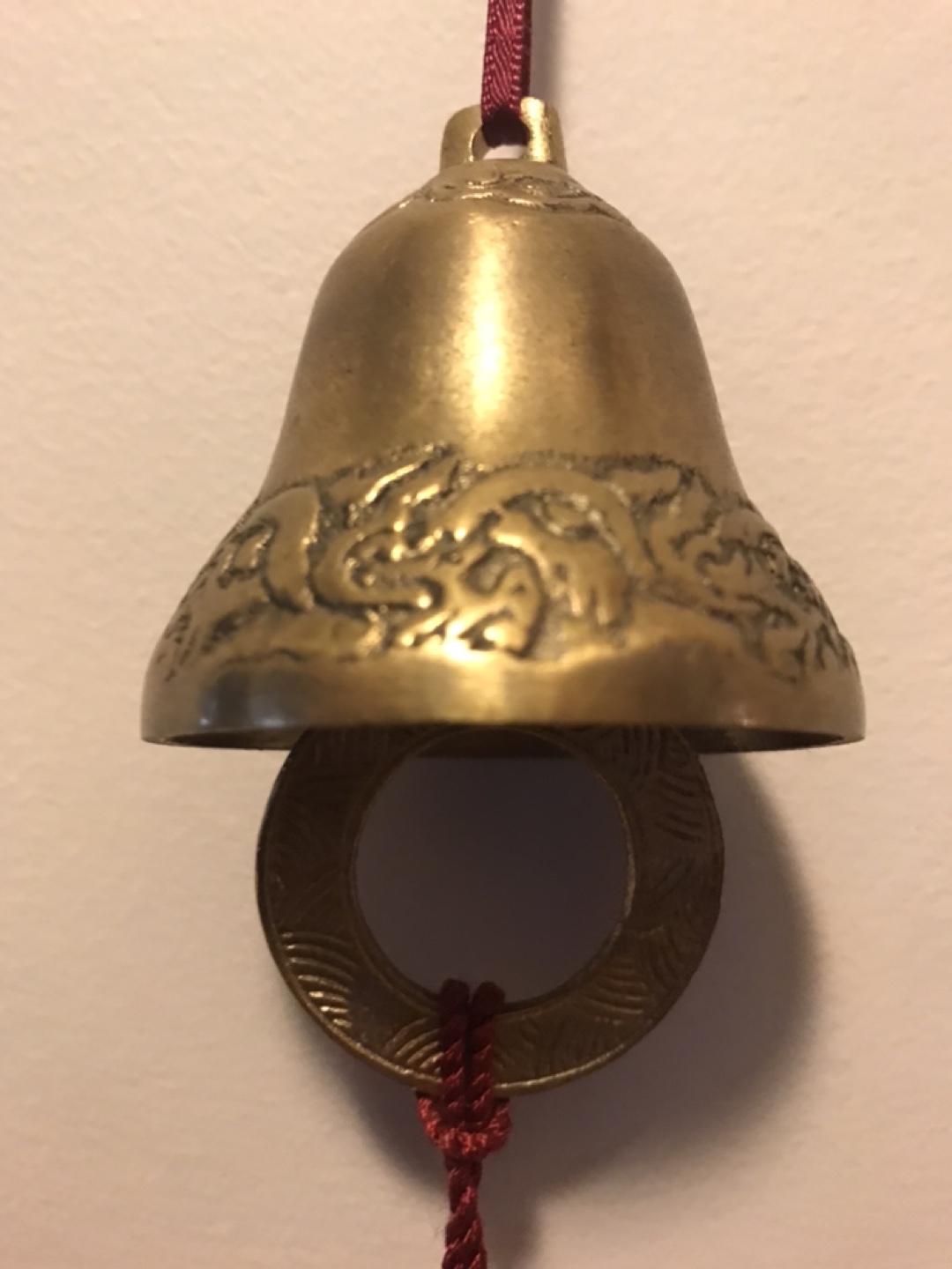 Brass Wind Chime Bell with Tassel