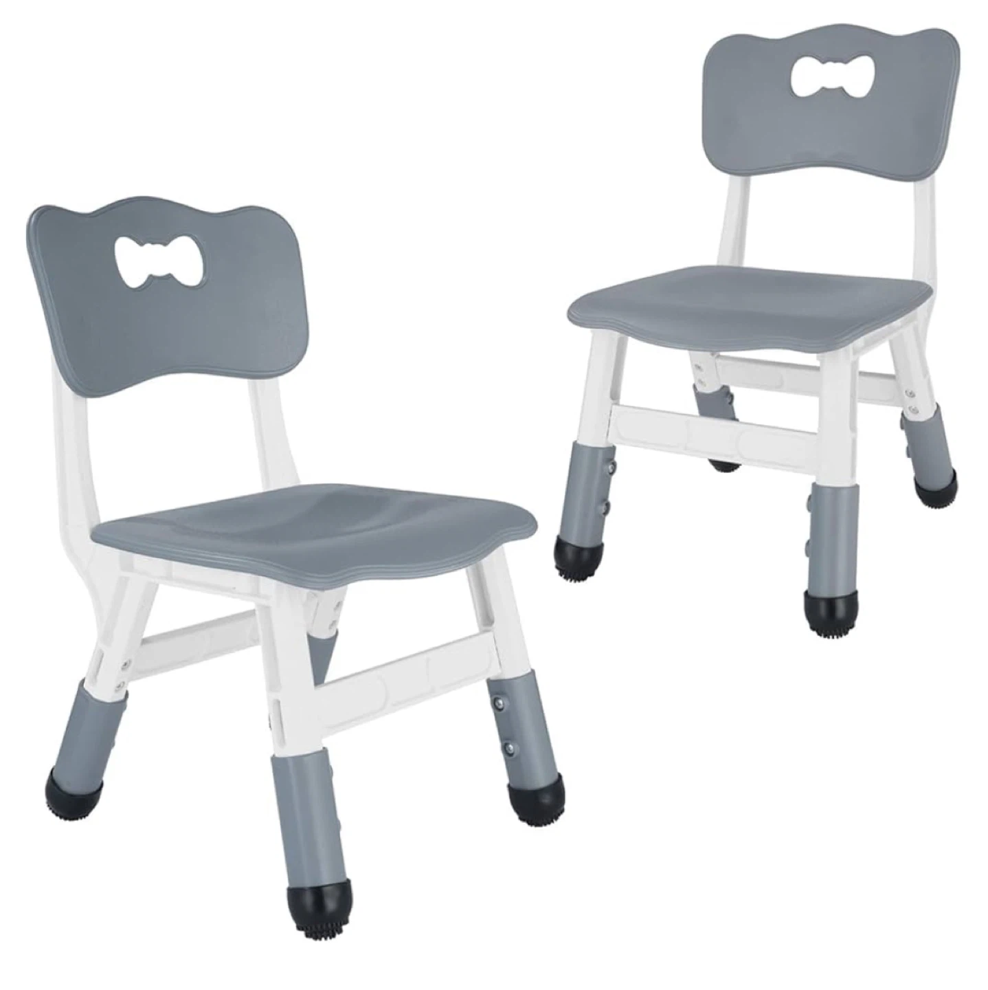 Adjustable Children's Chair - Grey(set of 2)