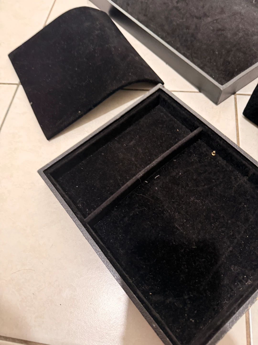 Black Velvet Jewellery Display Trays