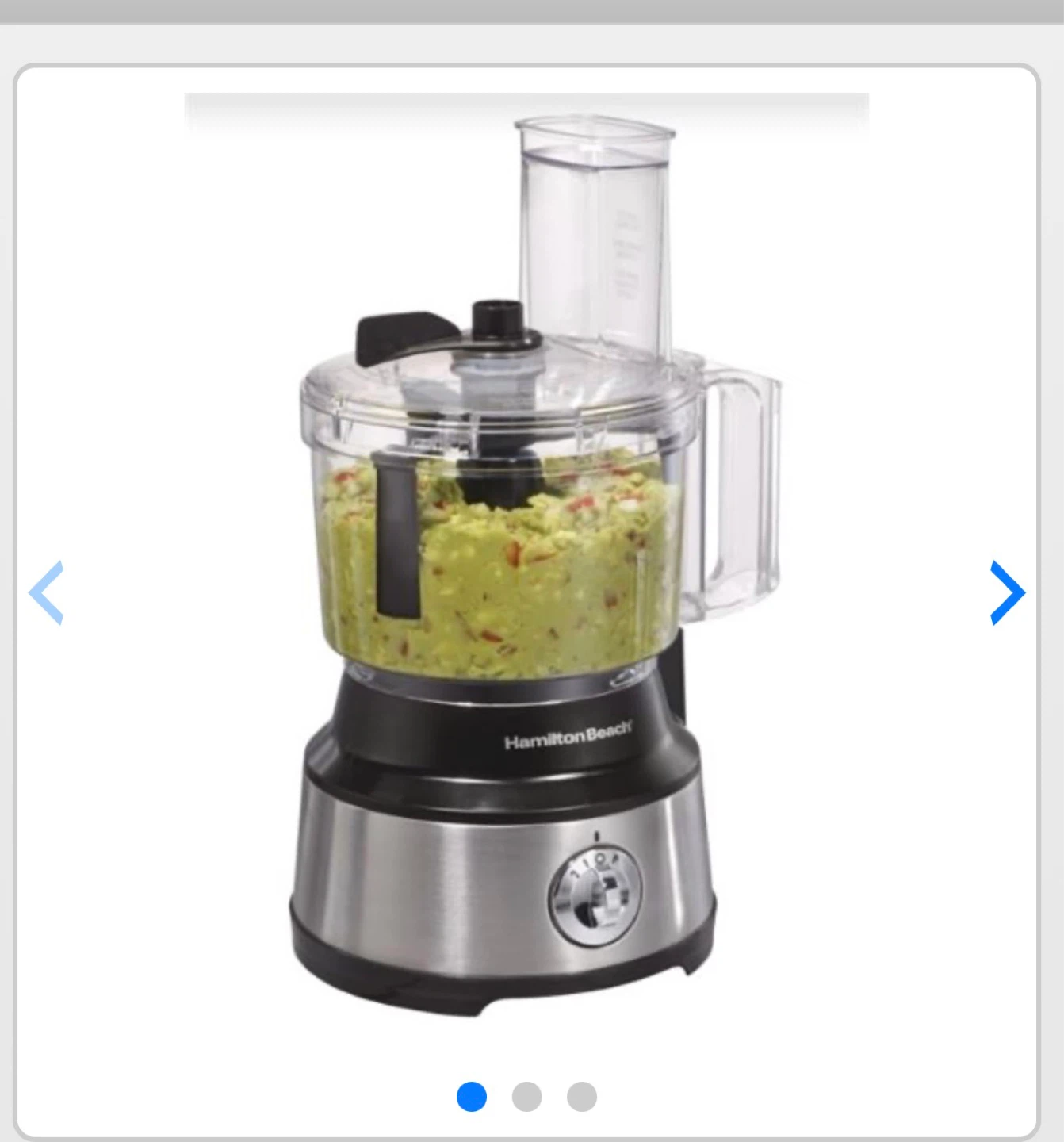 Hamilton Beach Stack & Snap Food Processor 10 Cup