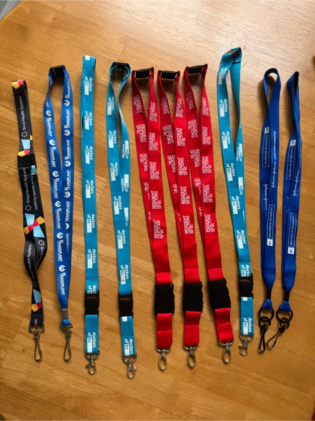 Assorted Branded Lanyards