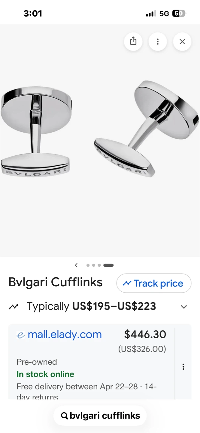 Bvlgari Cufflinks - photo 5