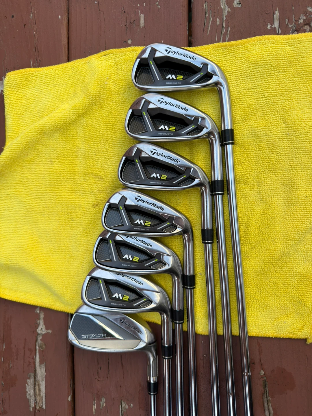 TaylorMade M2 Irons Set 2017 stiff flex 88