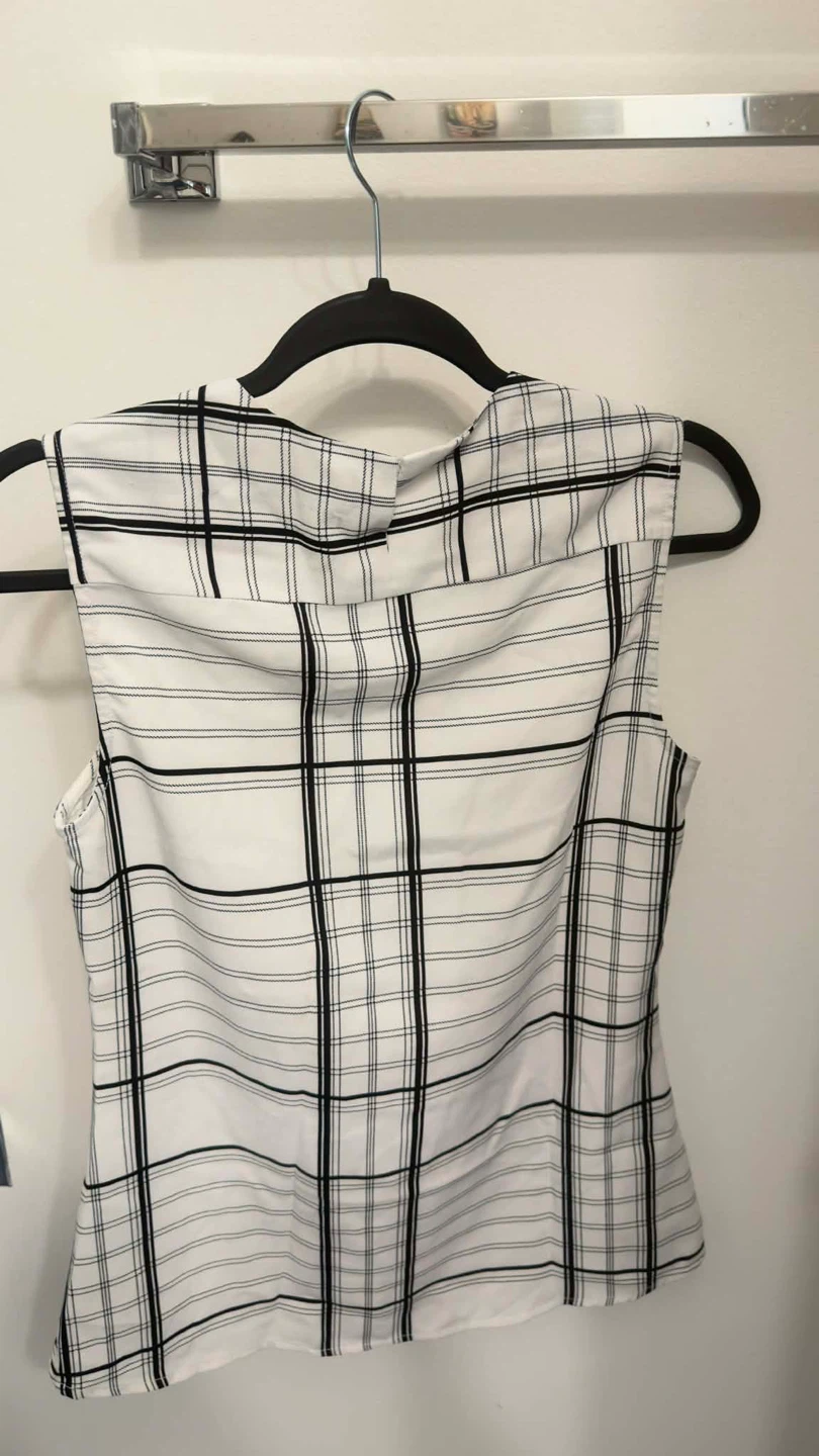 LE CHÂTEAU Women's Plaid Sleeveless Top - XXS - photo 2