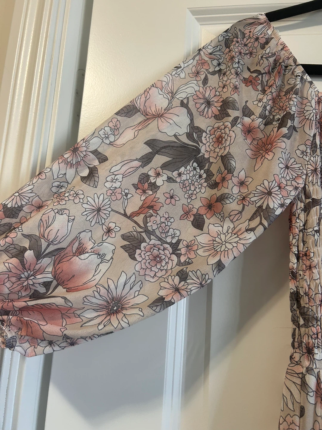 Costa balance floral midi dress - size medium - photo 3