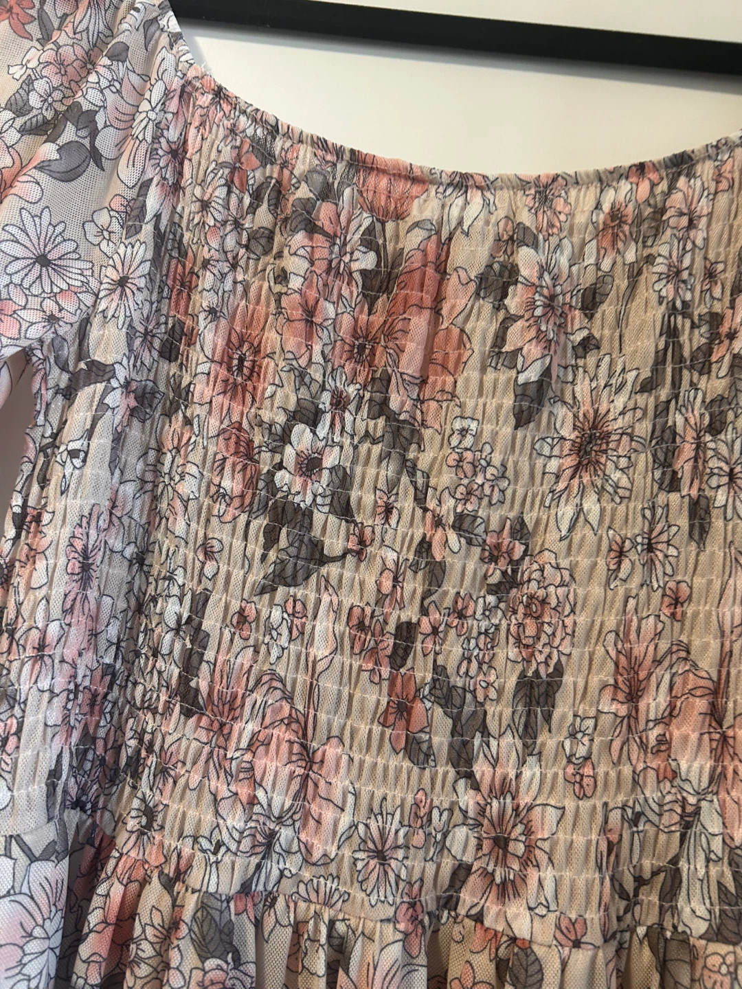Costa balance floral midi dress - size medium - photo 4