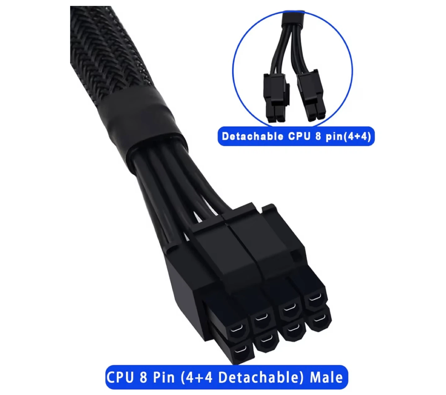 COMeap 8 Pin to CPU 8 Pin Power Adapter Cable