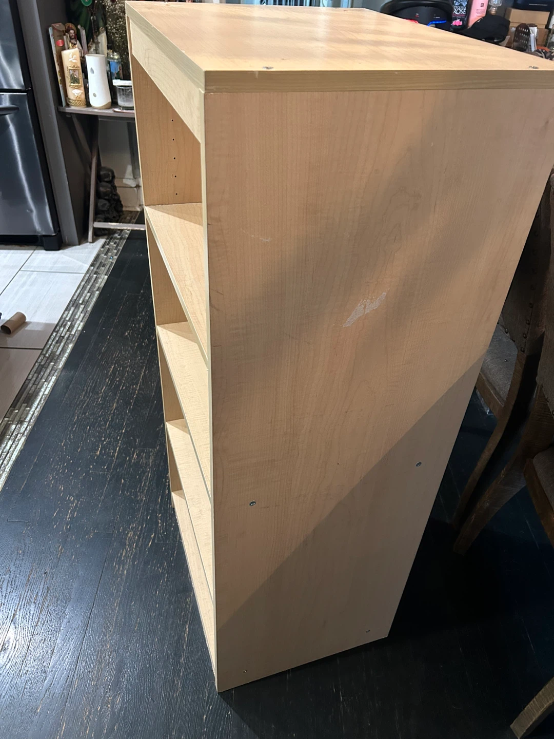 Wooden 4-Shelf Bookcase - photo 2