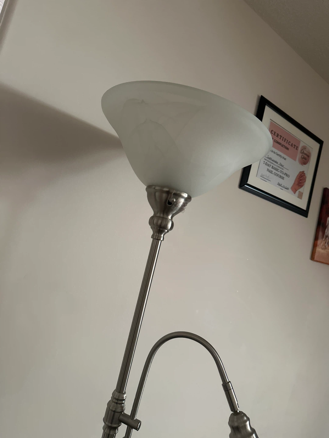 Floor Lamp with Adjustable Reading Light - photo 2