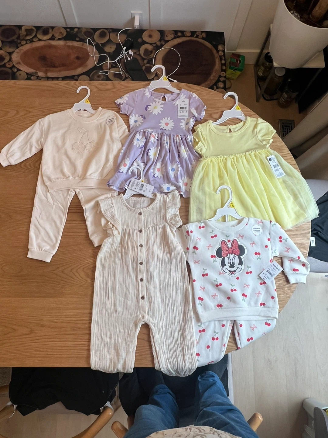Baby Girl Clothes Set - 5 Pieces