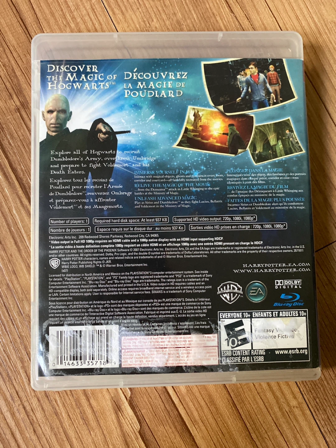 Harry Potter and the Order of the Phoenix - PlayStation 3 Game - photo 3