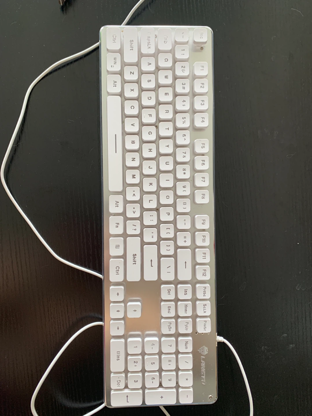 ‼️MOVING SAME‼️Langtu White Wired gaming Keyboard