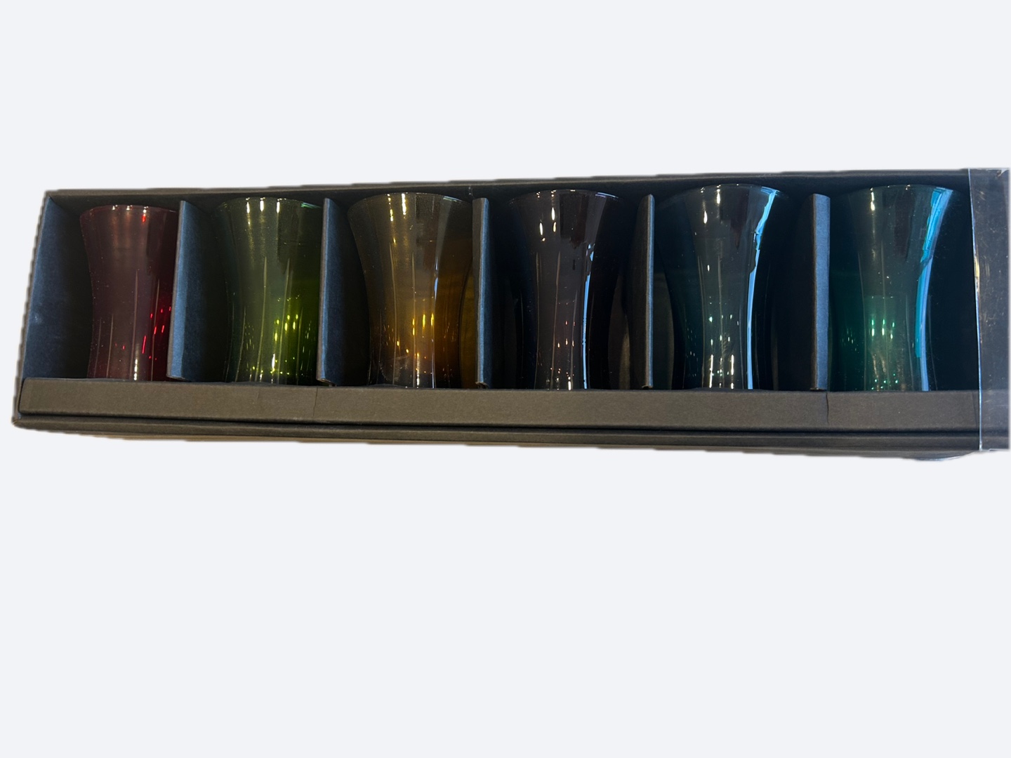 Bombay Set of 6 Coloured Shot Glasses