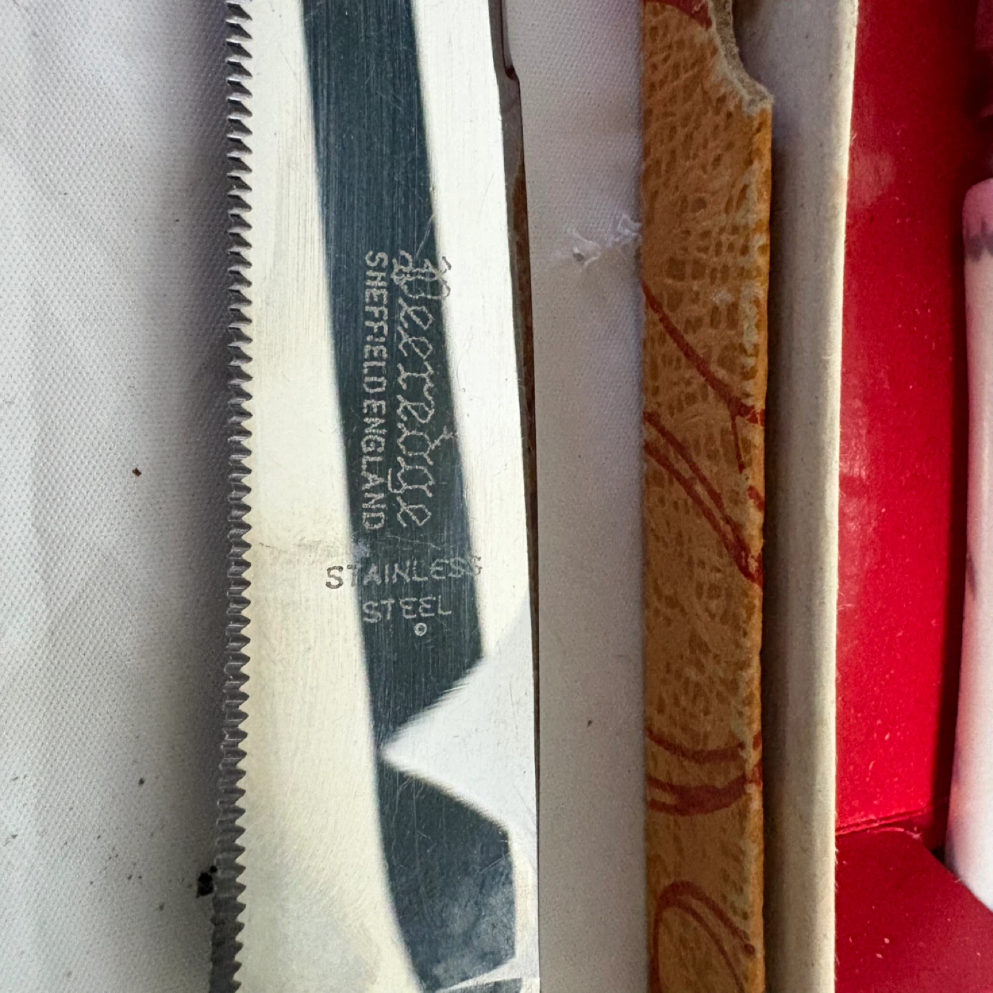 Sheffield England Stainless Steel Fruit Knives Set of 3 - photo 3