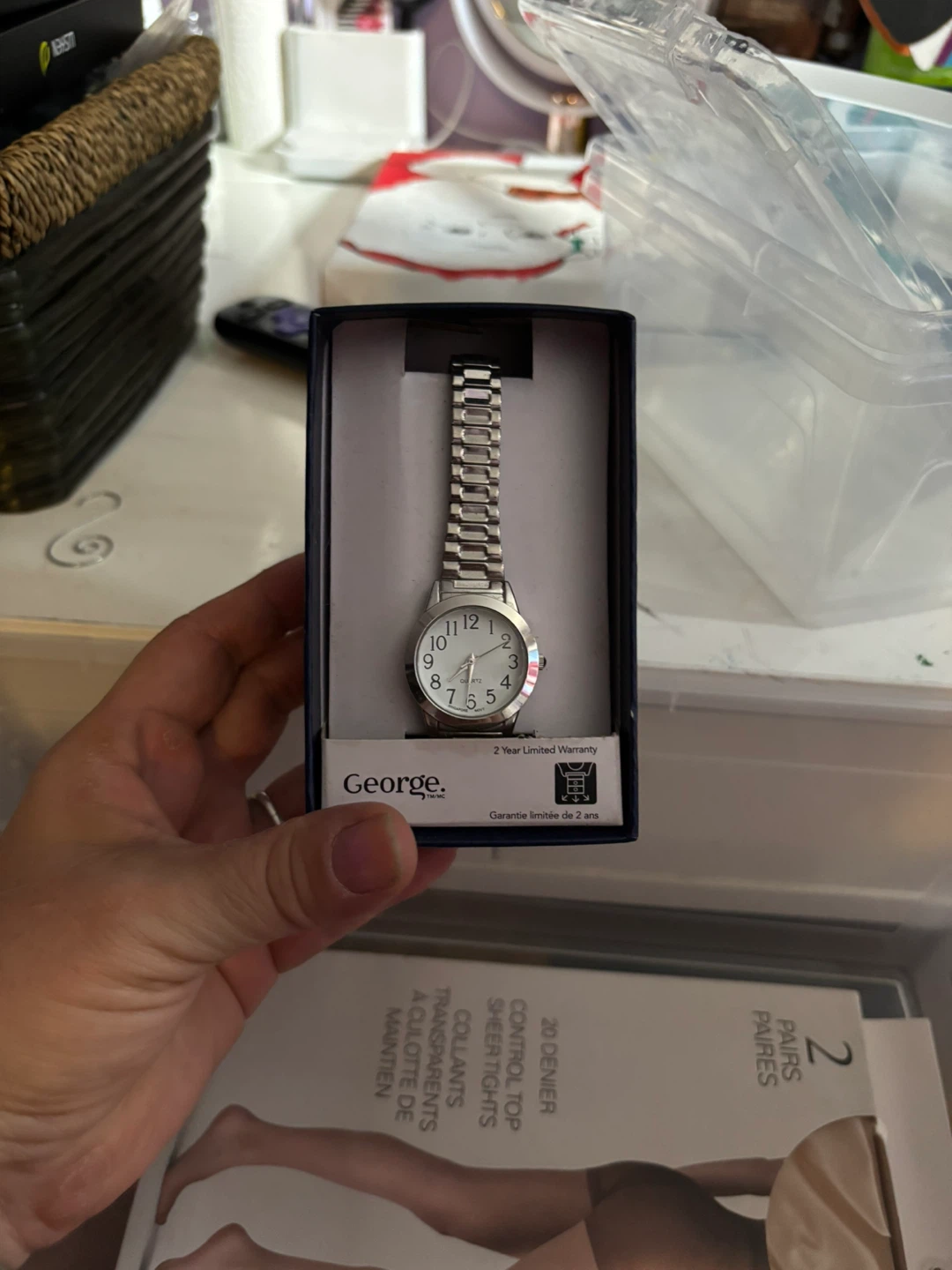George. Women's Silver-Tone Quartz Watch