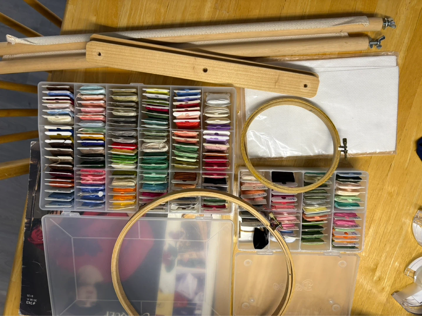 DMC Embroidery Floss Kit with Frames