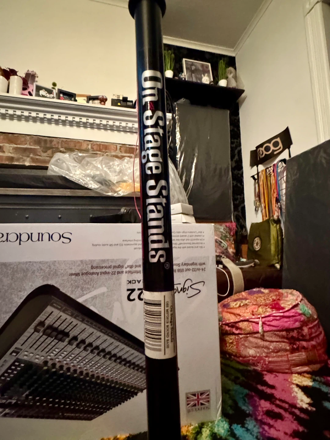 On Stage Stands Microphone Stand with Pop Filter