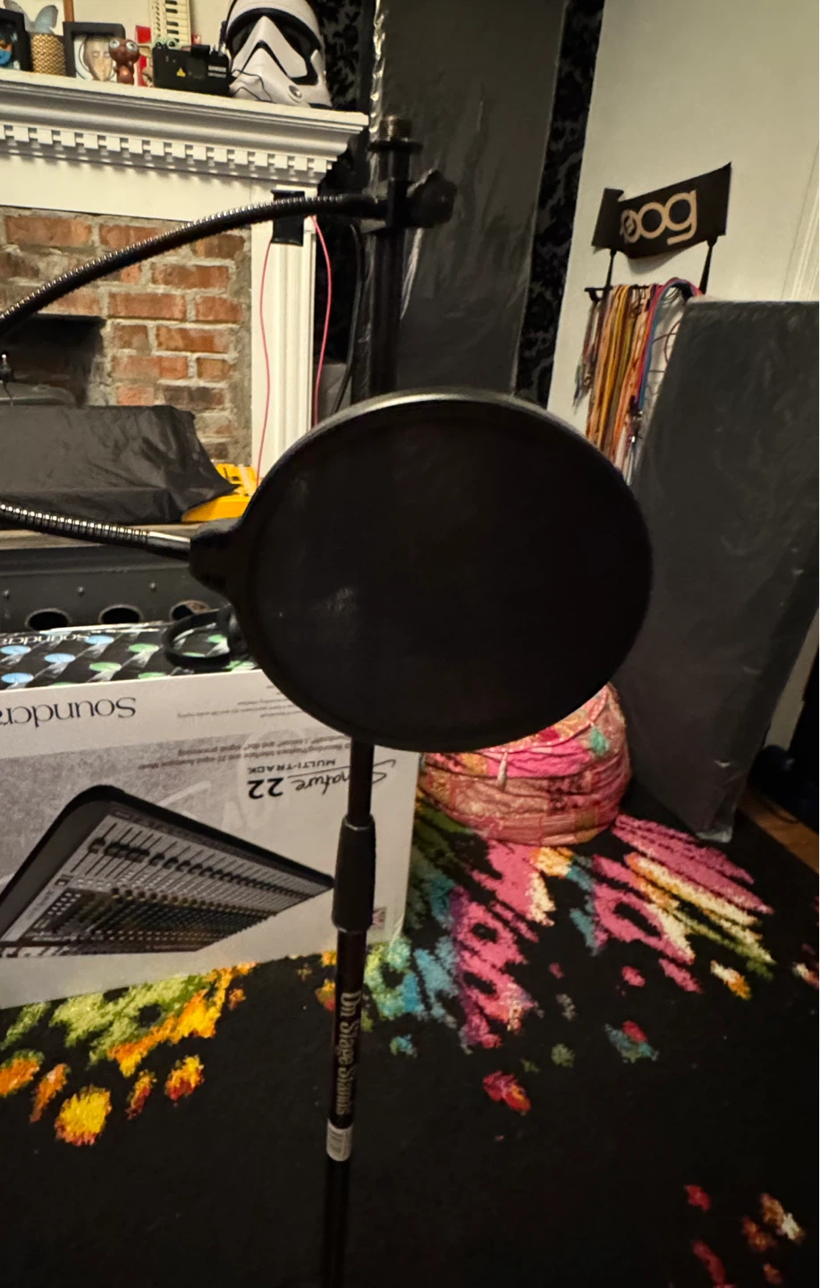 On Stage Stands Microphone Stand with Pop Filter - photo 3