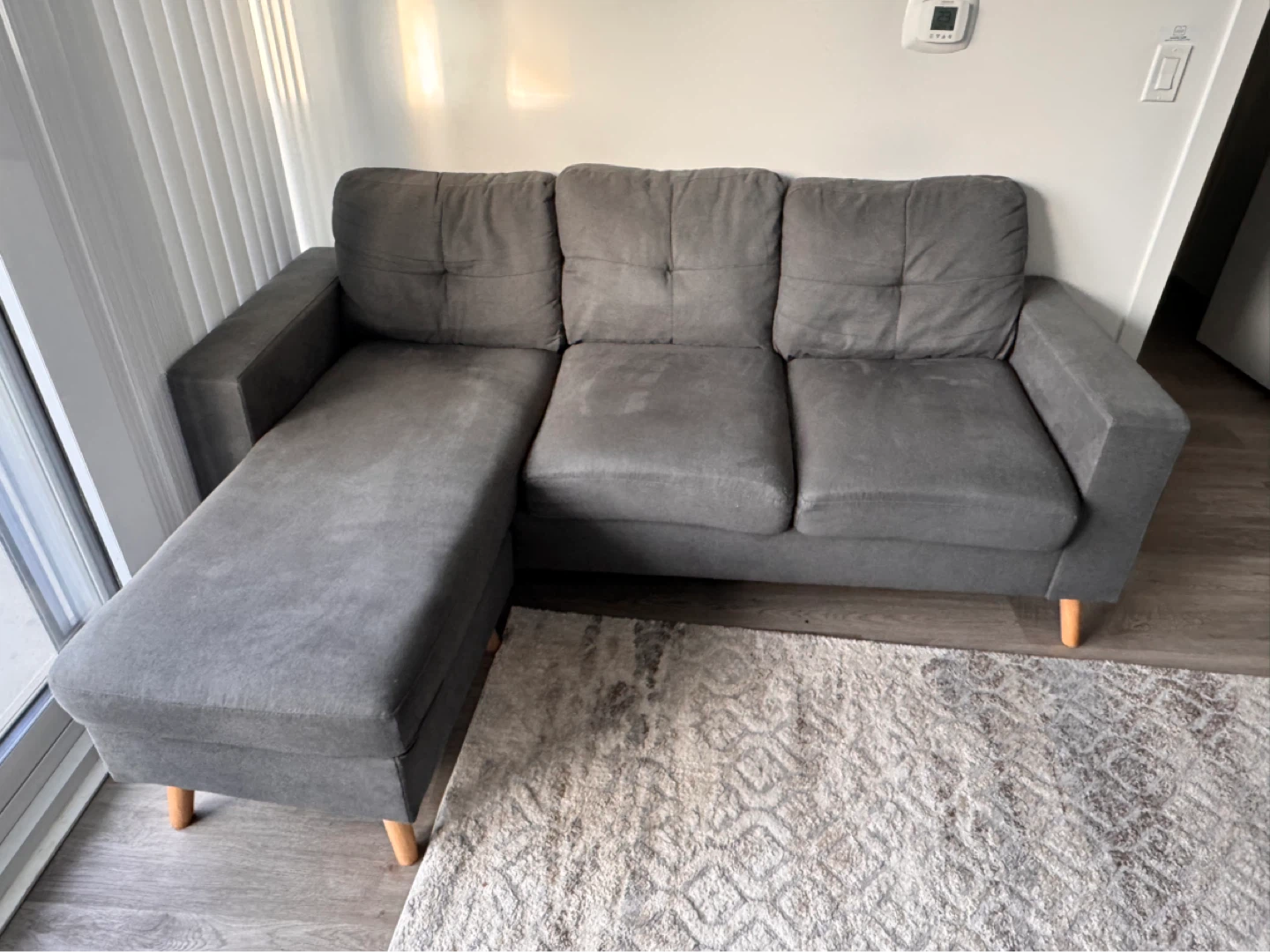 Grey Sectional Sofa - photo 2