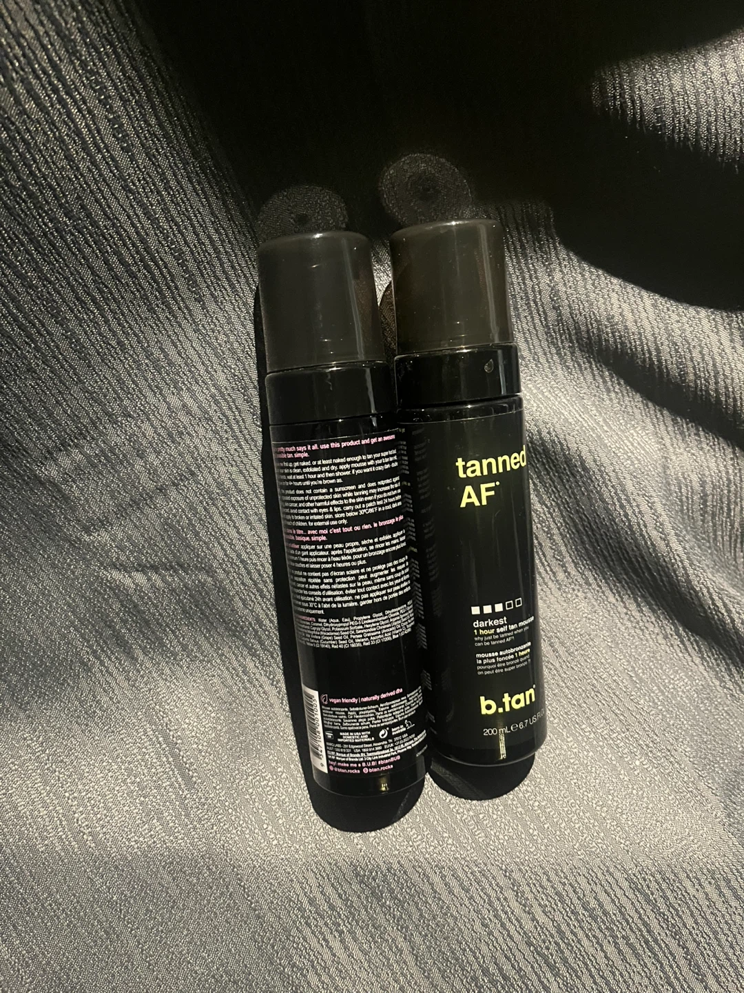 b.tan Tanned AF Darkest Possible 1 Hour Tan Mousse (2x 200ml) - photo 3