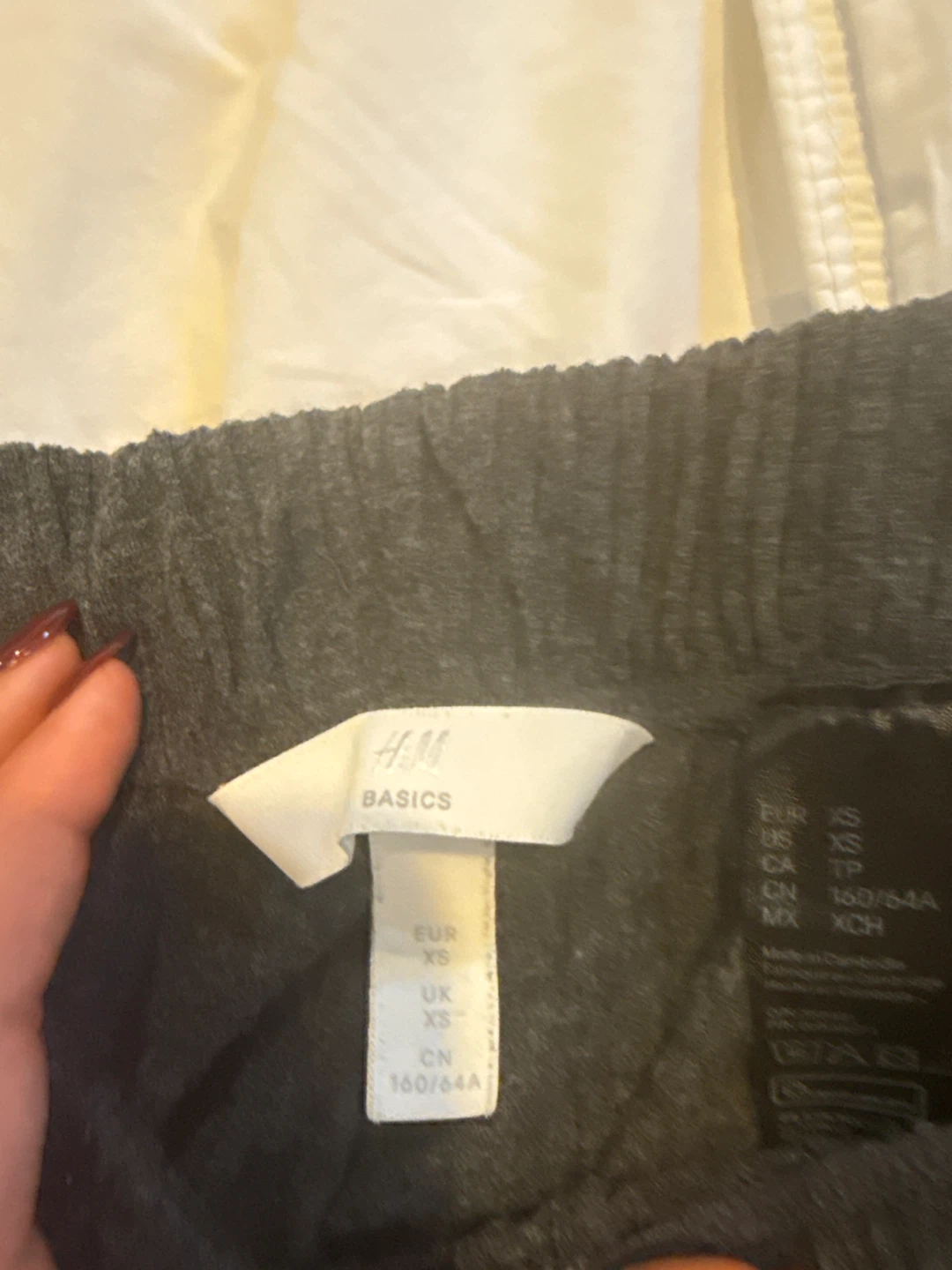 H&M Basics Ribbed Wide Leg Pants - cropped - photo 2