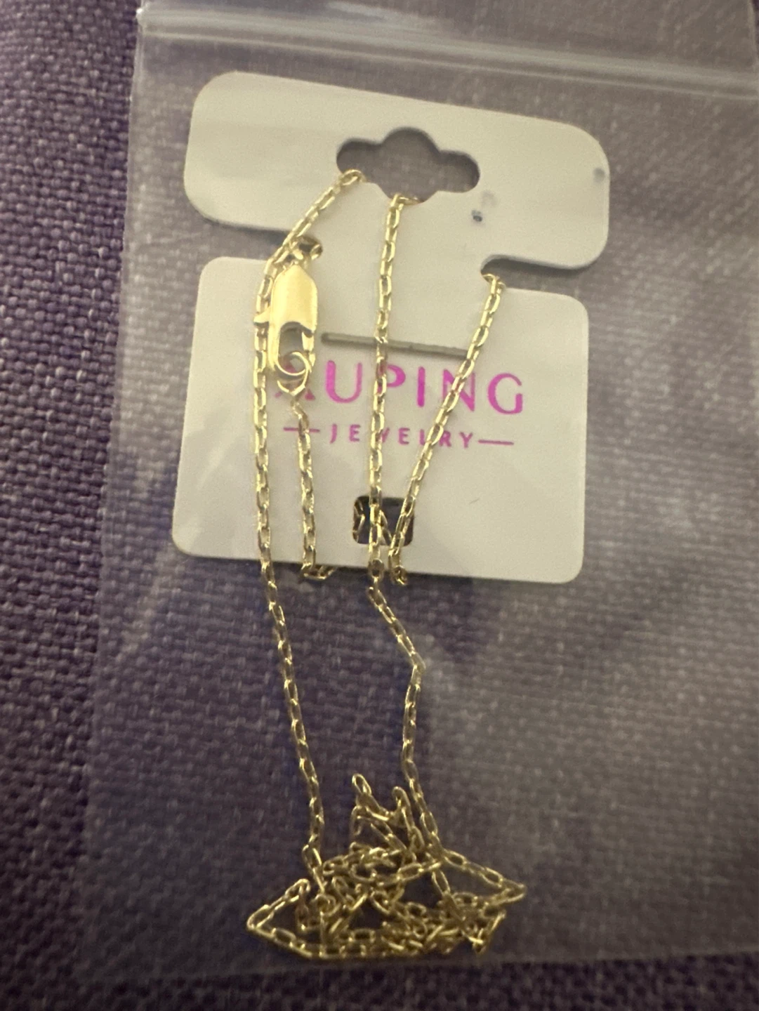 14k Gold laminated Chain Necklace