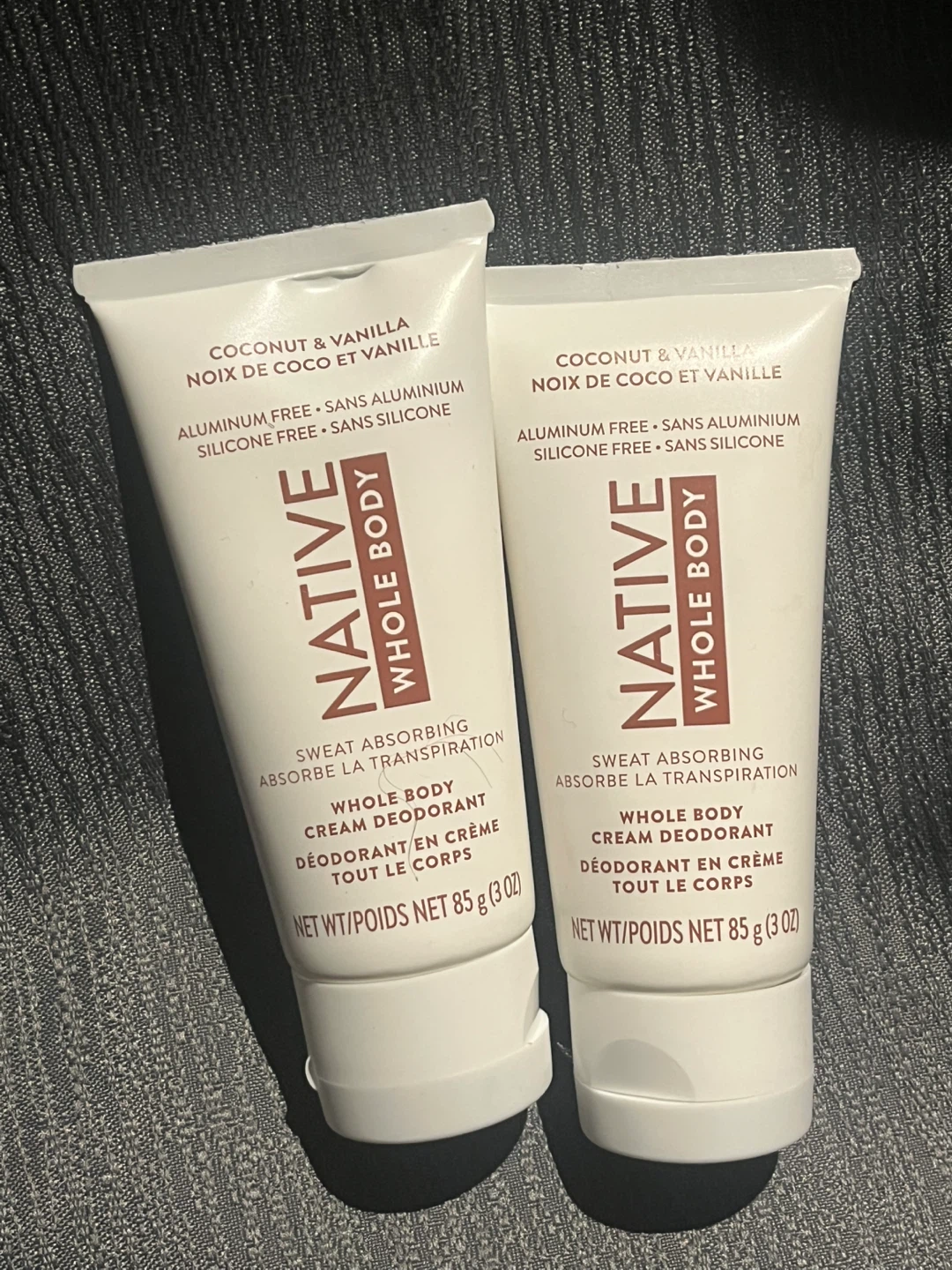 Native Whole Body Cream Deodorant - Coconut & Vanilla (2 x 85g)