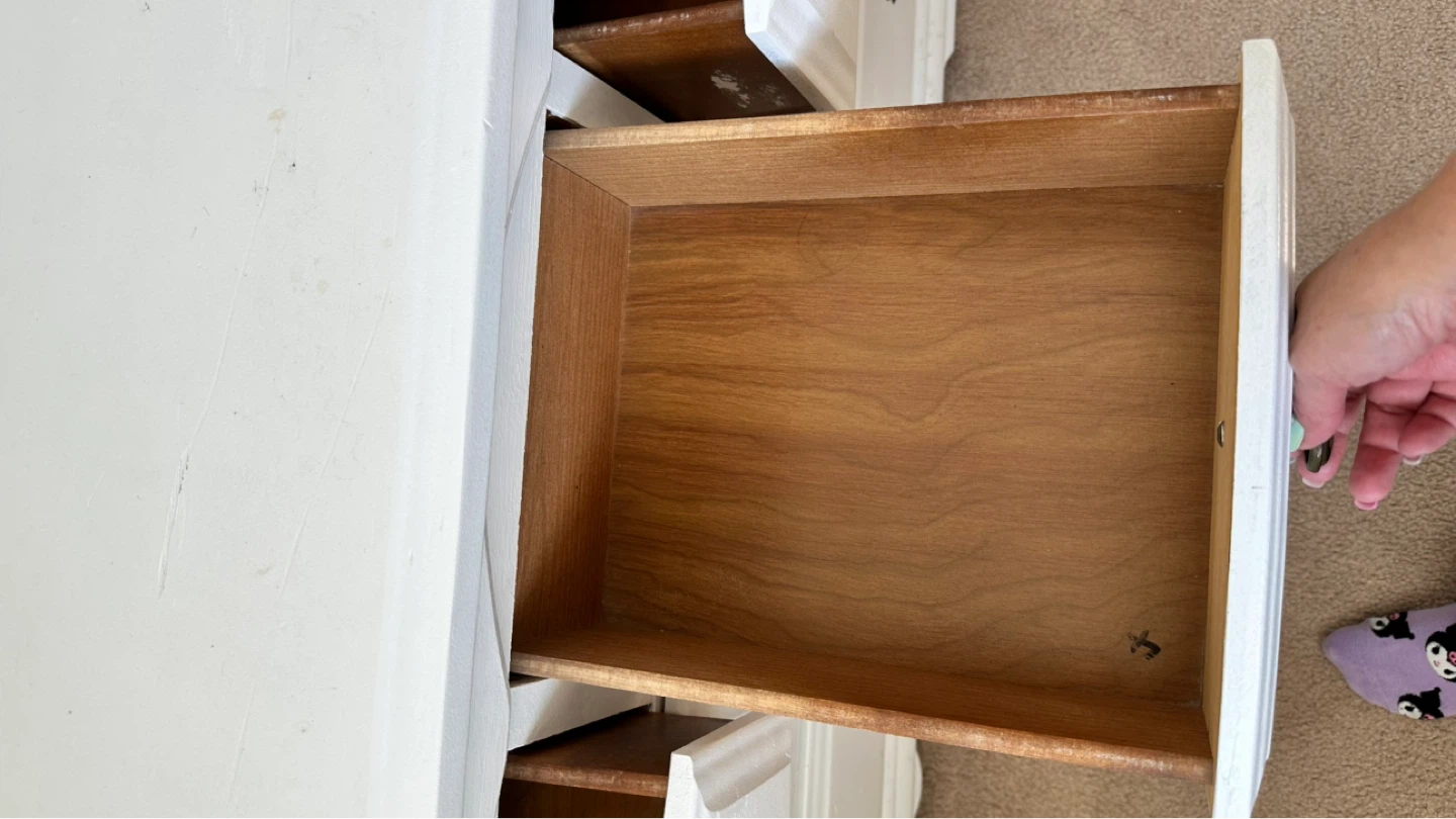 White Dresser with 9 Drawers - photo 5