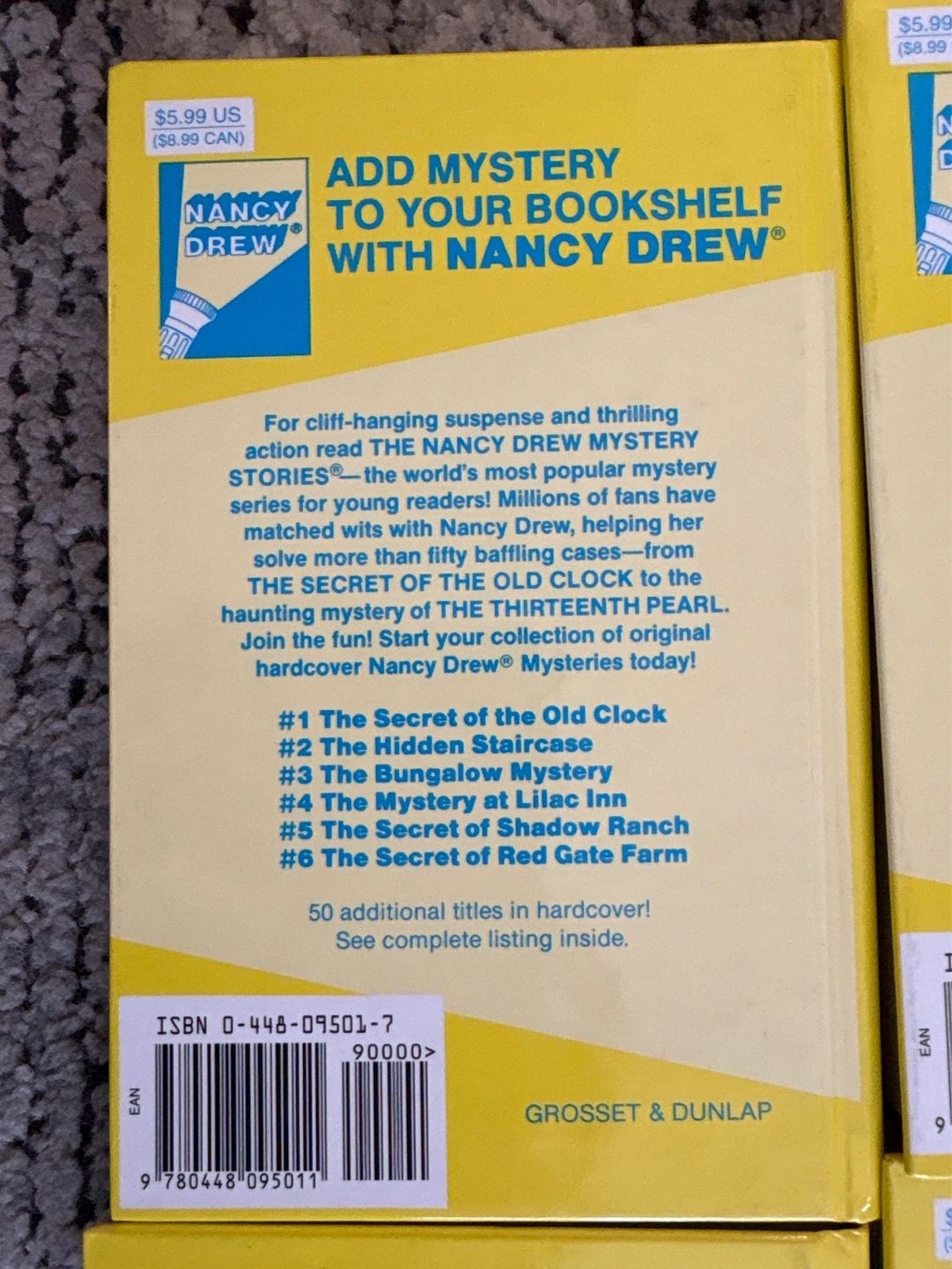 Nancy Drew Mystery Books Collection (Various Titles) - photo 5