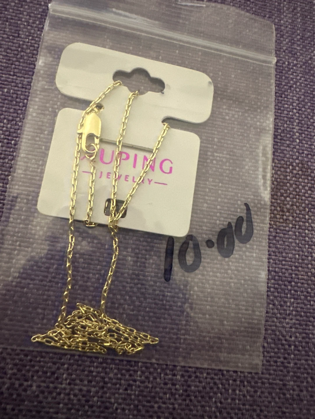 14k Gold laminated Chain Necklace - photo 2