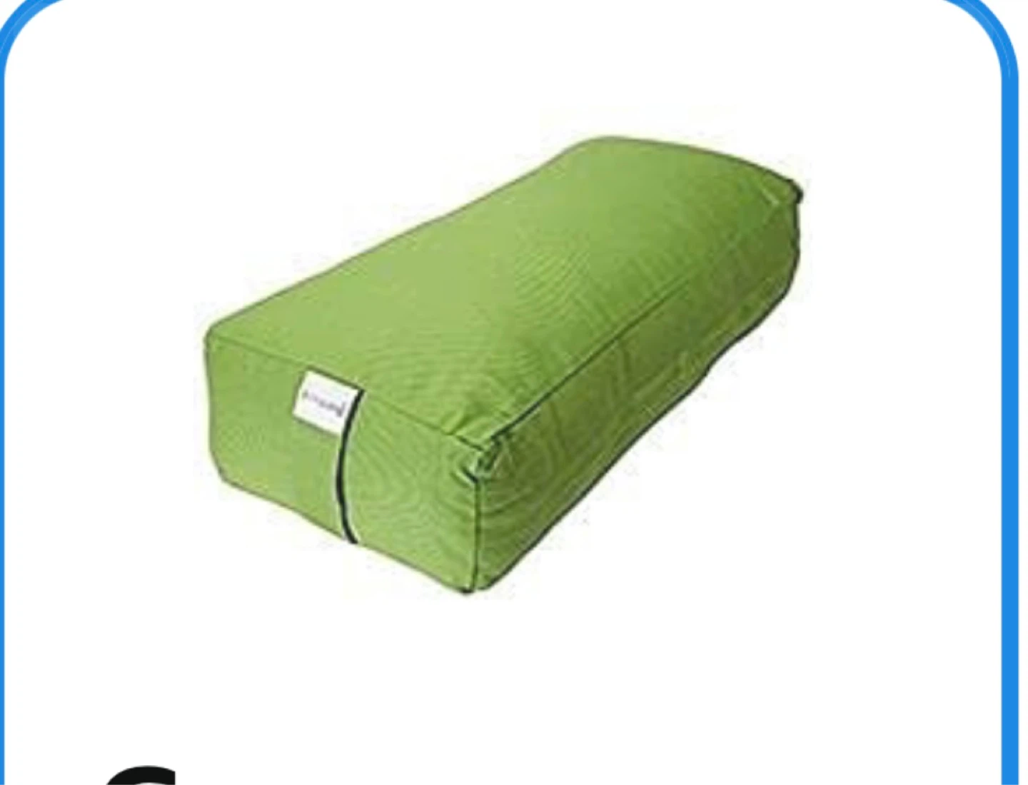 S'I Living Rectangular Yoga Bolster Pillow