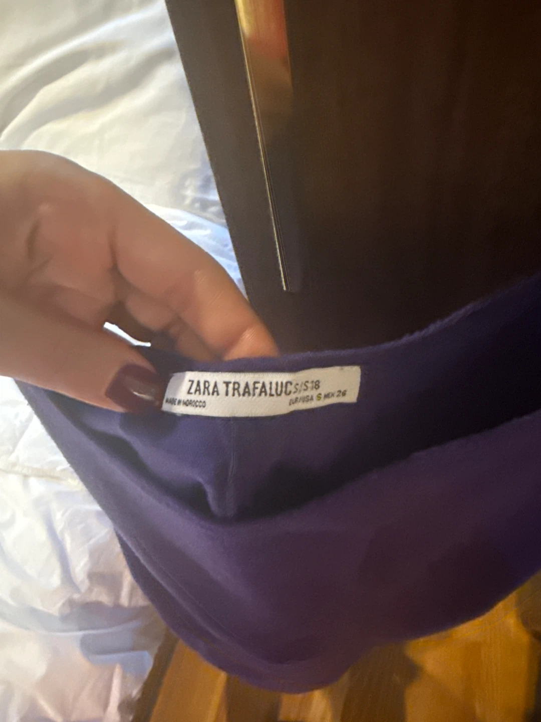 Zara Trafaluc Purple Tank Dress - photo 2