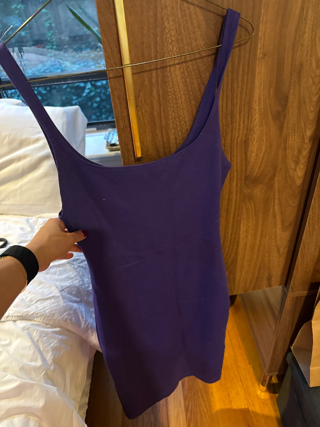 Zara Trafaluc Purple Tank Dress